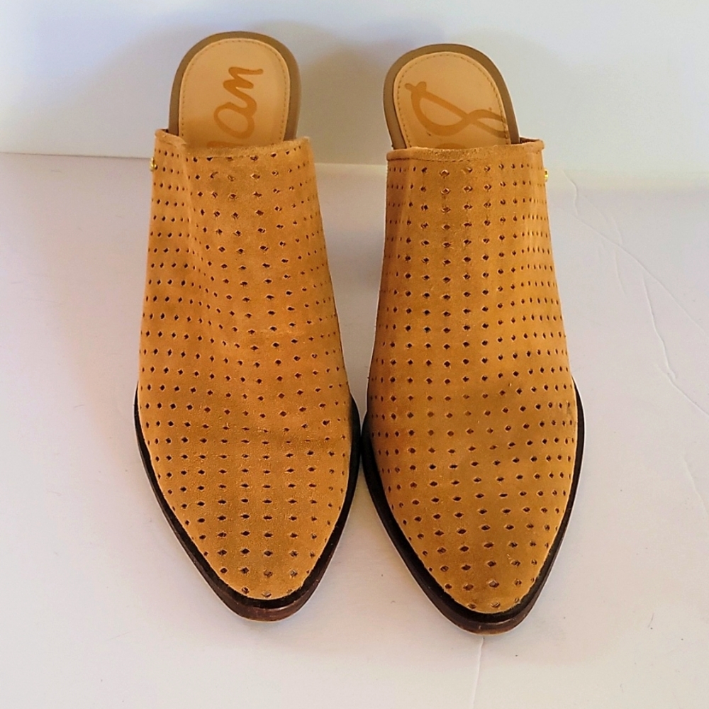 Sam Edelman suede heeled booties
